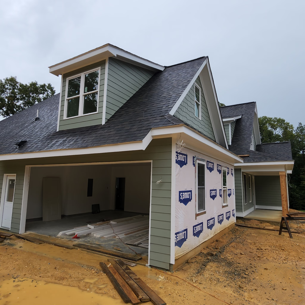 Beautiful stone house with professional roofing